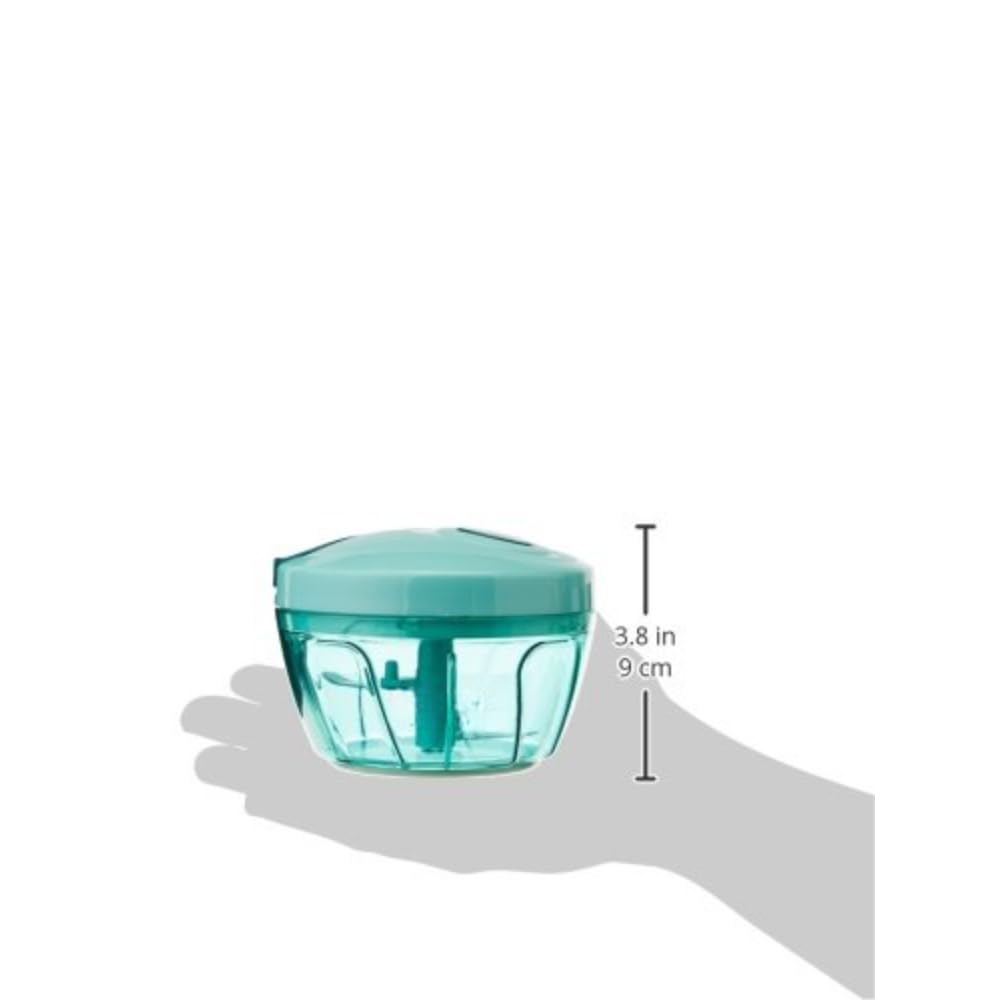 Mini Handy Pull Chopper – 3 Blade Manual Vegetable & Fruit Cutter for Quick Kitchen Prep