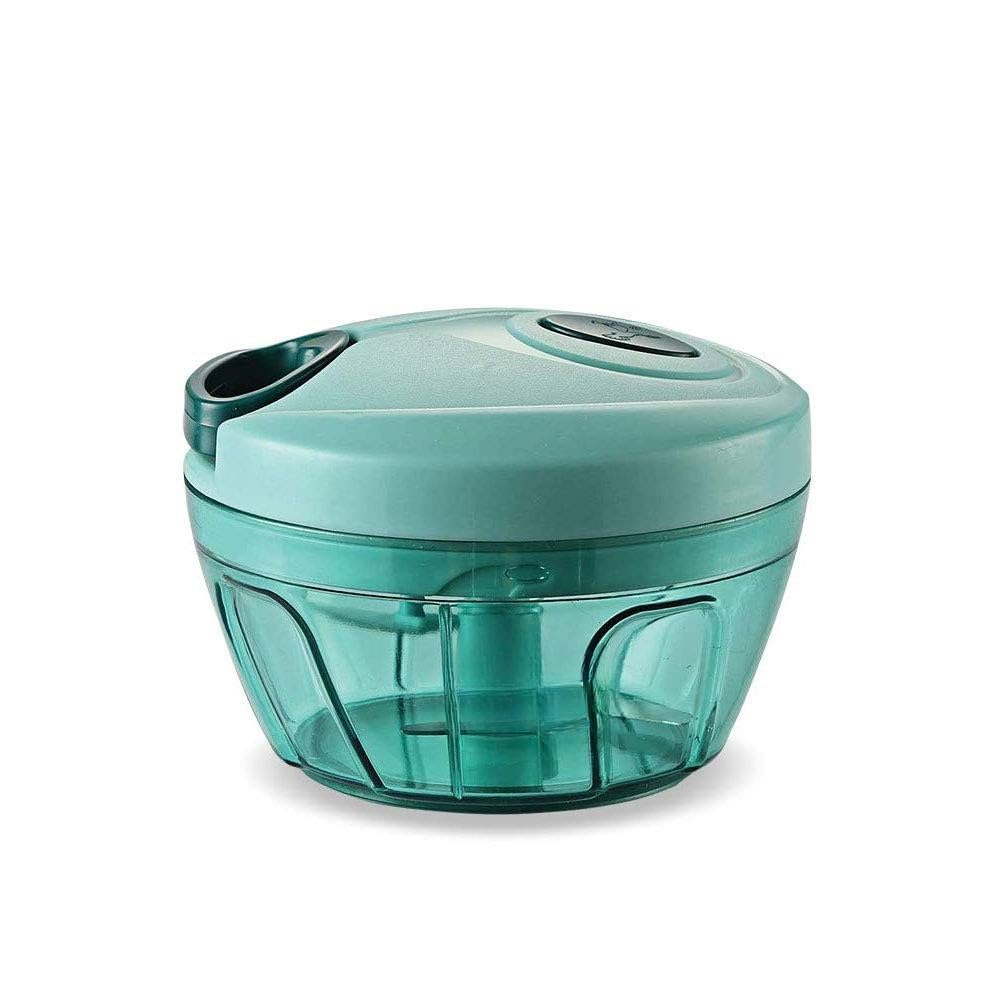 Mini Handy Pull Chopper – 3 Blade Manual Vegetable & Fruit Cutter for Quick Kitchen Prep