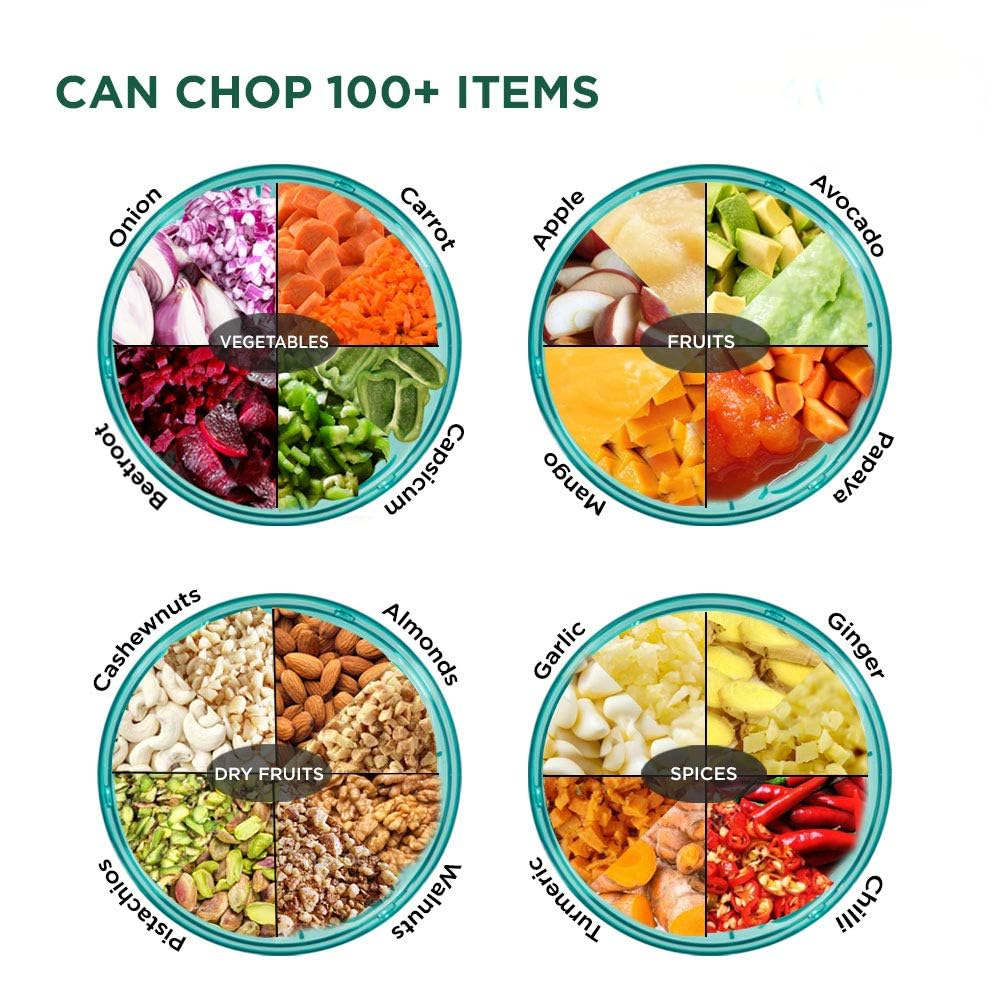Mini Handy Pull Chopper – 3 Blade Manual Vegetable & Fruit Cutter for Quick Kitchen Prep