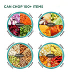 Mini Handy Pull Chopper – 3 Blade Manual Vegetable & Fruit Cutter for Quick Kitchen Prep