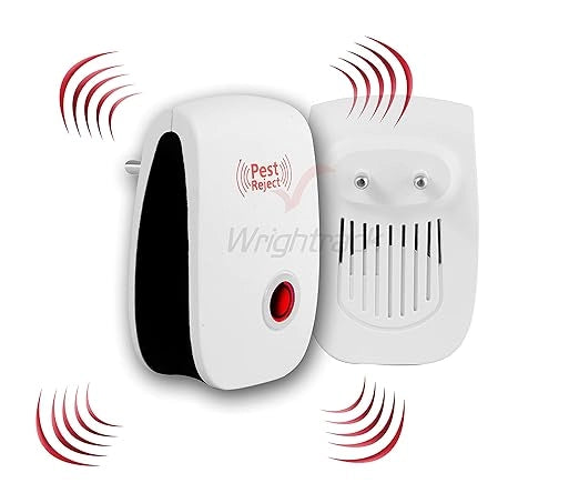 Ultrasonic Home Pest & Rodent Repeller for Mosquito, Cockroaches & Insects (Pack of 2)