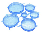 Reusable Silicone Stretch Lids for Home & Kitchen (6 Pcs Set)
