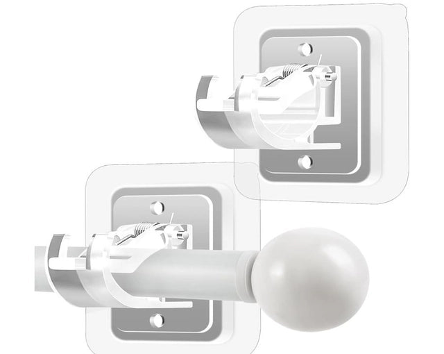 Self Adhesive Curtain Rod Holder Without Drill (Pack of 4)