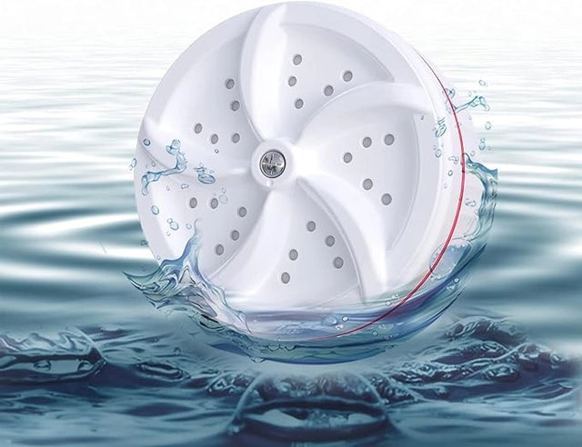 Portable Mini Ultrasonic Washing Machine – 3-in-1 Clothes & Dish Cleaner