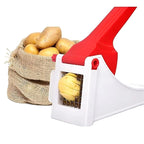 Heavy Duty Manual Vegetable Chopper & Chipper with Container