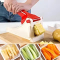 Heavy Duty Manual Vegetable Chopper & Chipper with Container