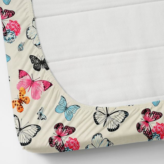 Premium Microfiber Elastic Fitted Double Bedsheet with 2 Pillow Covers (70 x 76 x 6 Inches)