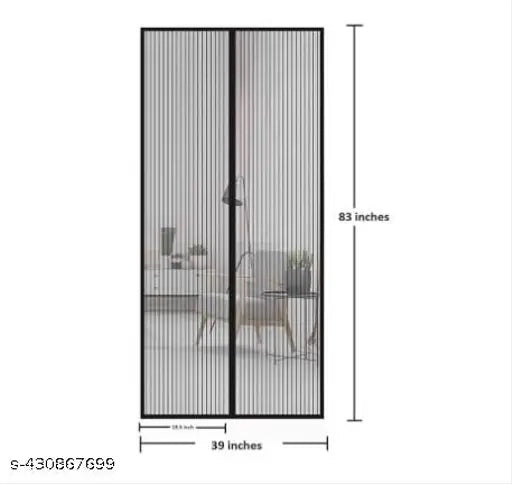 Polyester Magnetic Mosquito Net for Door – Auto Closing Insect Protection Curtain