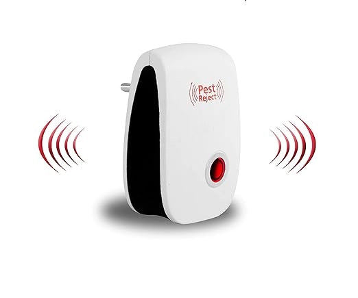 Ultrasonic Home Pest & Rodent Repeller for Mosquito, Cockroaches & Insects (Pack of 2)