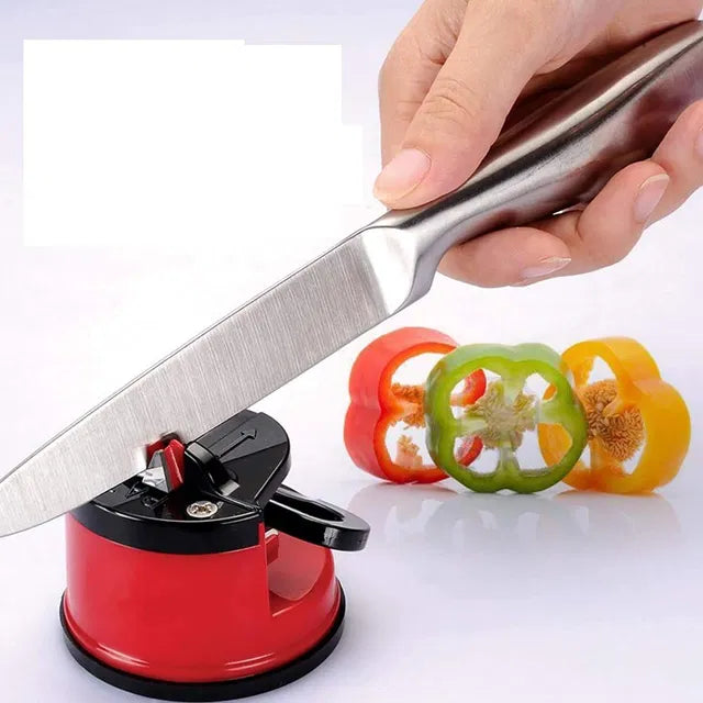 Manual Knife Sharpener for Kitchen Knives – Easy Grip Blade Sharpening Tool