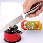 Manual Knife Sharpener for Kitchen Knives – Easy Grip Blade Sharpening Tool