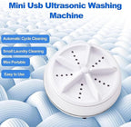 Portable Mini Ultrasonic Washing Machine – 3-in-1 Clothes & Dish Cleaner
