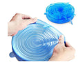 Reusable Silicone Stretch Lids for Home & Kitchen (6 Pcs Set)