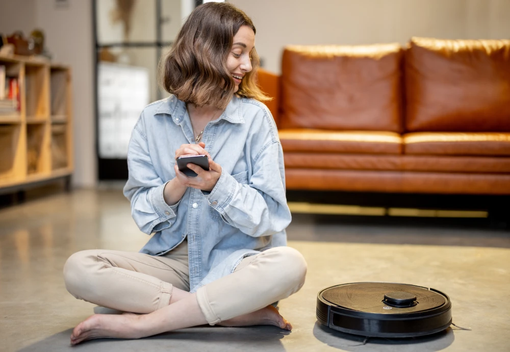 robot vacuum with self cleaning mop